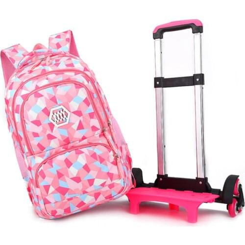 Travel Luggage Bags for kid Boys girls Trolley School Backpack Wheeled bag for Schoolbags waterproof School Rolling backpacks