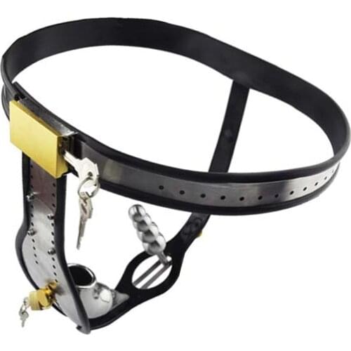 Stainless Steel Male Underwear Chastity Belt For Party Sex toys Virgin lock Virgin pants erotic costumes women