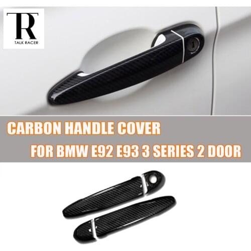 E92 E93 Carbon Fiber Outer Door Handle Cover for BMW E92 E93 3 Series Coupe 2 Door 2005 - 2013 Side Door Decorated Trim Cover