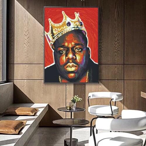 Wall Canvas Art Notorious Big Poster Art Decor Print on Canvas Wall Art Portrait Picture for Living Room Home Decoration