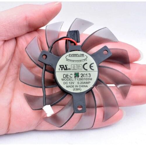 Original EVERFLOW T128010SM 12V 0.20A GTX460 HD5870 graphics card cooling fan