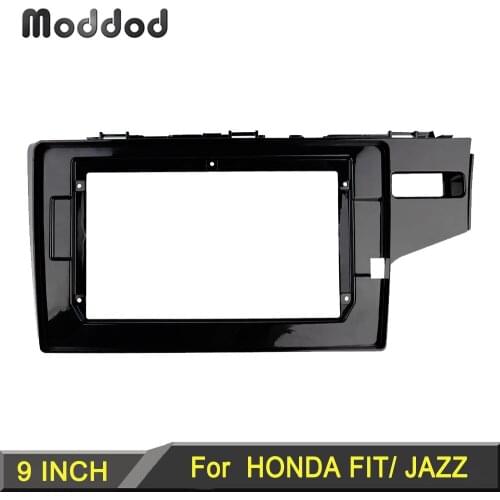 10.1 inch Car Radio Fascia for HONDA FIT JAZZ 2013-2015 Right Hand Drive Dashboard Kit Frmae Stereo Panel Bezel