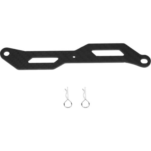 Carbon Fiber Battery Mount Plate for Tamiya TT02 TT-02 1/10 RC Off Road Car Upgrade Parts