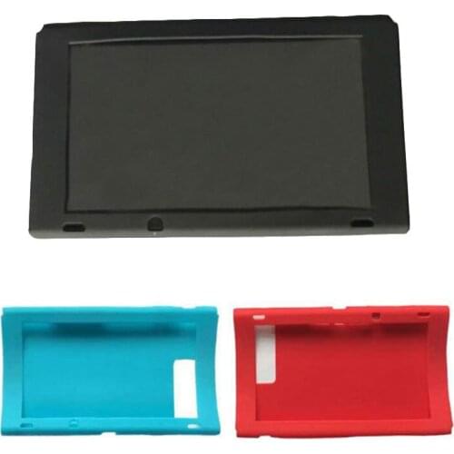 Silicone Rubber Soft Host Display Screen Protective Skin Cover Case For Nintend Switch NS Console protector Shell Replacement