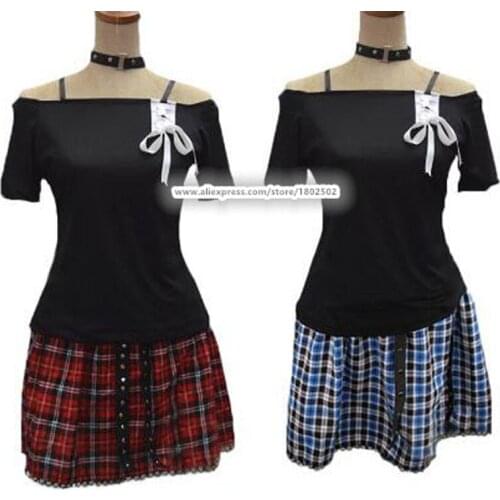 Assassination Classroom Shiota Nagisa Girl Uniforms Cosplay Costume full set with accessory