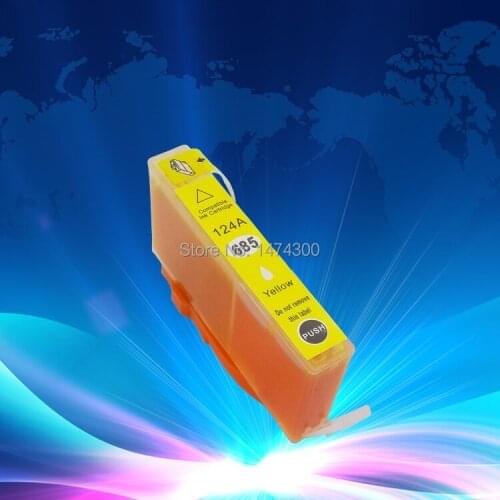 XIMO 2 PCS of compatible inkjet cartridge for HP685 Yellow Ink