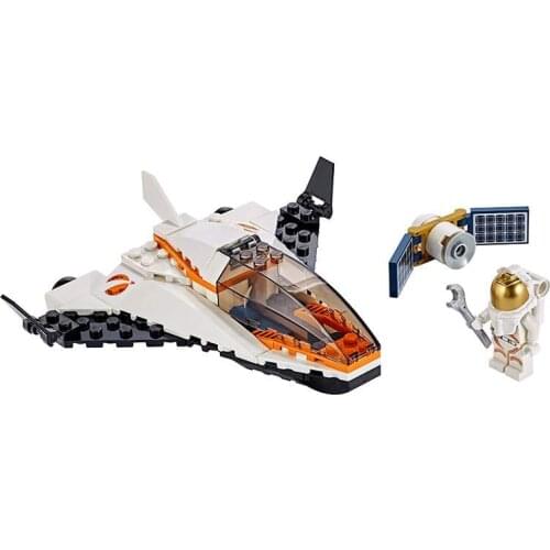 11382 City Group Series Space Satellite Mission Manned Space Shuttle 60224 Building Block Toy Gifts