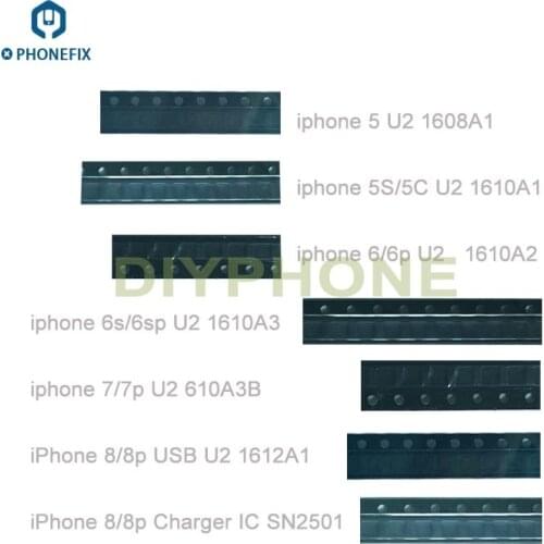5/10pcs Charging IC U2 Tristar 1614A1 1610A2 1610A3 610A3B 1612A1 USB Charge Power Control IC for iPhone 6 6S 7 8 X XS XR 11 12