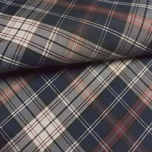 50x135cm Classic Check Yarn-dyed Polyester Lining Fabric Yarn-dyed Fabric for DIY Sewing Lining Fabric Home Decoration