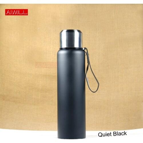 AIWILL 600/1000/1300ml Fashion Outdoor water bottle Thermos Portable Large Capacity Insulated Cup Military Style Vacuum Flask