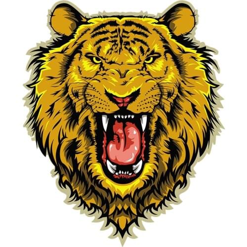 Car stickers cover scratches decoration motorcycle stickers giant tiger beast king of animals decoration accessories decals PVC