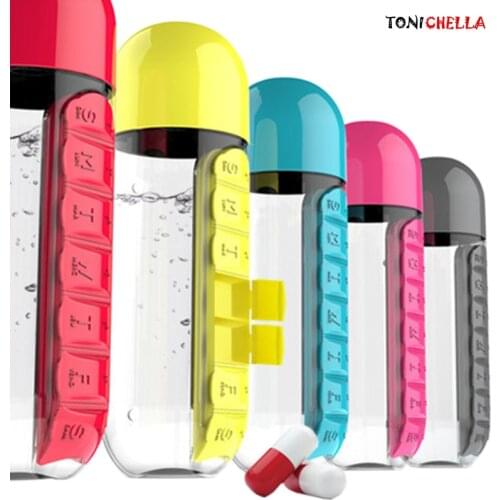 Infant Drinking Bottles Baby Medicine Storage Cup Tablet Container Children Ware Cups Kids Useful Drinkware Plastic T0634