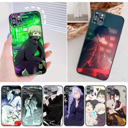 Jujutsu Kaisen Satoru Gojo Fushiguro Megumi Yuji Itadori Sukuna Phone Case For iPhone 12 Pro MAX SE 2020 12Mini Back Cover