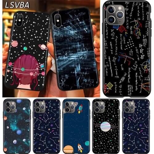 Black Cover Dream In Planet for Apple iPhone 12 Mini 11 XS Pro Max X XR 8 7 6 6S Plus SE 2020 5 5S Phone Case