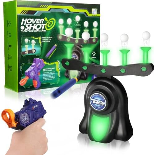 Electric Suspension Flying Ball Nerfs Bullets Toy Kids Shooting Target Games Educational Toys for Children Boys