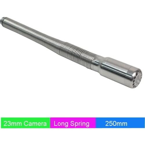 23mm Long Spring Camera Head For Pipe Drain Sewer Inspection Pipe Snake Camera Replacement Wopson Camera Machine