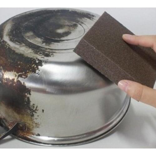 Kitchen Bathroom Clean Sponge Silicon Carbide Sponge Cleaning Brush Emery Rust Removing Cleaning Tools limpieza hogar