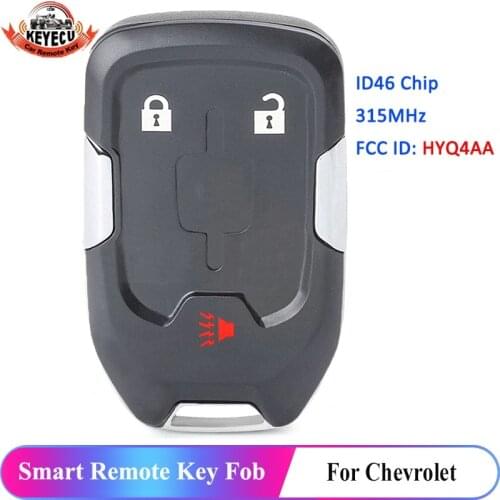 KEYECU 3B Replacement Smart Remote Key Fob 315MHz ID46 for 2018-2019 GMC Terrain HYQ1AA