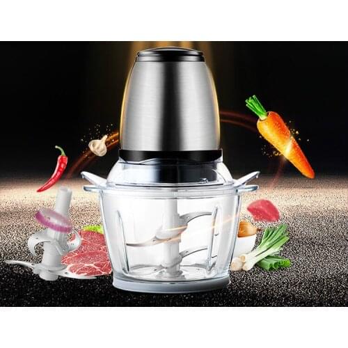 Food Mixers Domestic meat grinder stainless steel electric small and chili garlic multi-functional food processo NEW