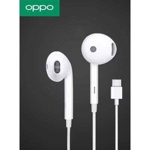 OPPO original MH135 in-ear earphones, high sound quality Type-C interface