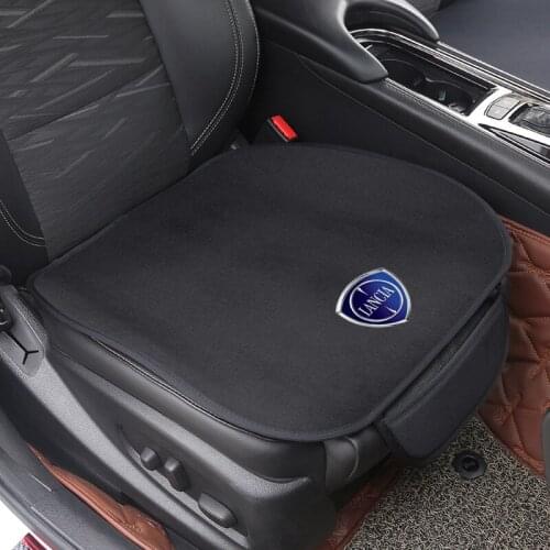 Car Seat Cushion Non-Slip Cover Ice silk Velvet Plush For LANCIA Delta Ypsilon Lybra Musa Kappa Voyager Accessories