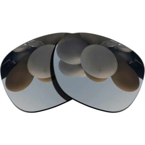 Polarized Sunglasses Replacement Lenses for-Garage Rock Frame - Silver Mirrored