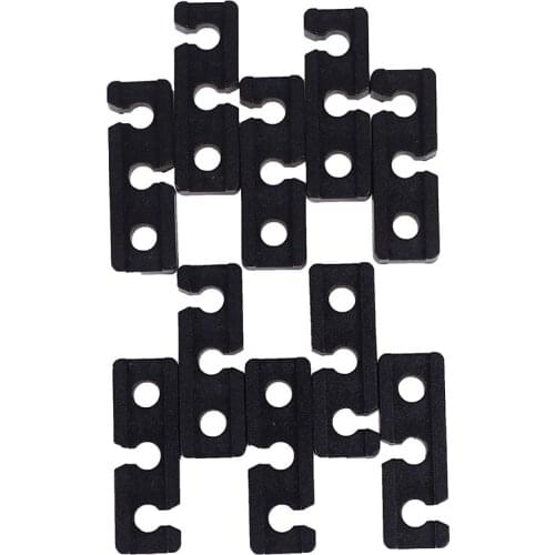 Wind Rope Adjust Buckle Plastic Tent Rope Tighteners Outdoor Camping Wind Rope Stopper Awning Wigwam Buckles Small Tent 10pcs