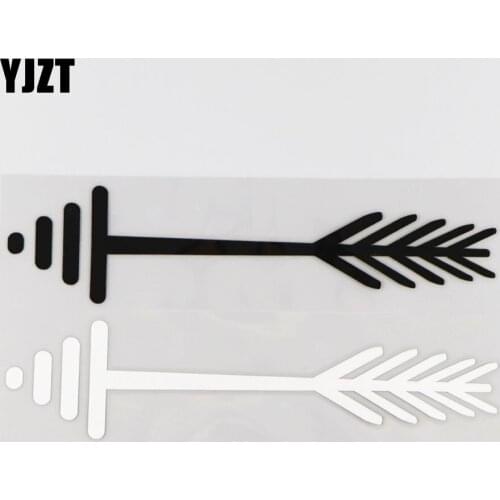 YJZT 18.1CM*4.2CM Arrow Creative Design Car Sticker Pattern Decorative Vinyl Decal 1A-0293