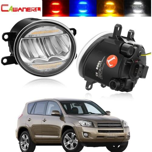 2in1 Fog Light Assembly + Daytime Running Lamp For Toyota RAV4 2006-2012 2016-2018 Car LED Fog Light DRL 30W 8000LM 12V