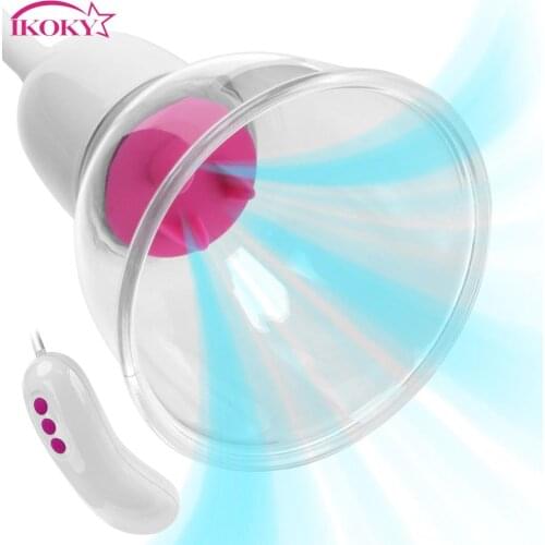 2 In 1 Vibrators Nipple Sucker 5+2 Sucking Licking Modes Breast Vagina Pump Clitoris Stimulator Sex Toys For Women