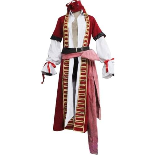 2016 APH Axis Power Hetalia Britain UK England Pirate Cosplay Party Costume Female Style Rosa Costume
