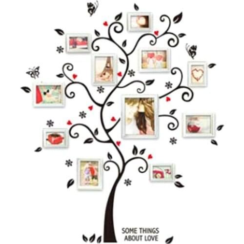 3D Tree Decal Sticker Acrylic Photo Album For Wall Sticker Tree Shape Decoration Stickers Home Decor Wall Poster Hanging