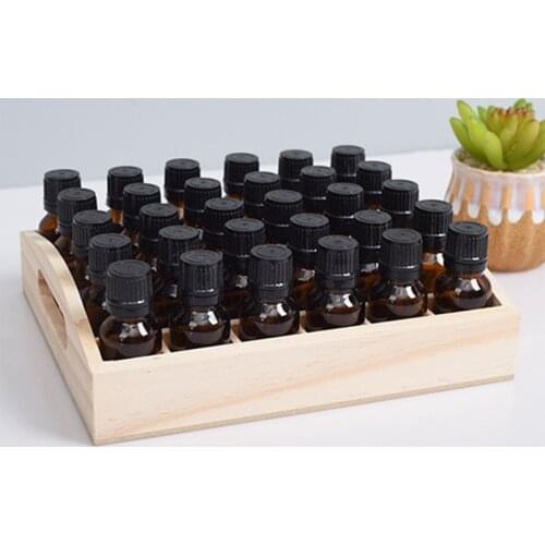Wooden Essential Oil Organizer, Holds 30 Bottles New 2021