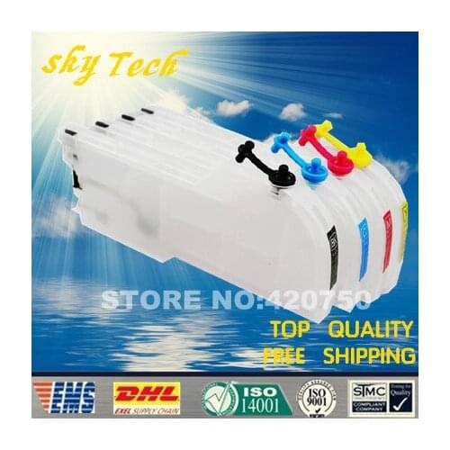 Long version . Empty refill cartridge suit for LC980/LC990/LC38/LC61/LC67/LC65/LC1100,suit for MFC-250C/290C,DCP-145C/165C/ etc