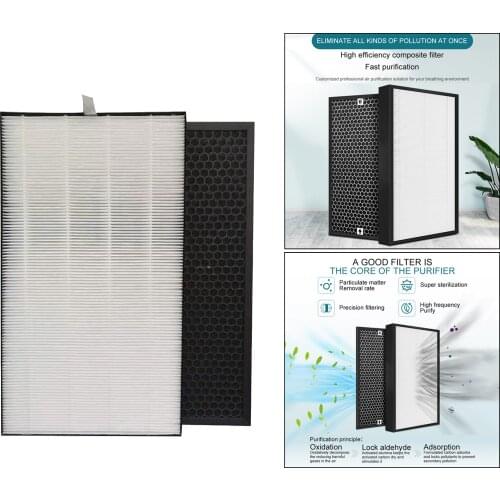 HEPA Filter Activated Carbon Filters Captures Dust, Smoke, Opllen