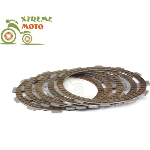 Motorcycle 5 Pieces Engine Clutch Disc Friction Plate For ZS177MM ZONGSHEN NC250 KAYO T6 K6 BSE J5 RX3 ZS250GY-3 4 Valves Parts