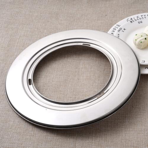 Steamer Ring Adapter Round Dumpling Meat Food Steamer Ring Stainless Steel Cooking Adapter Loop for Bamboo Steamers Kitchen Tool
