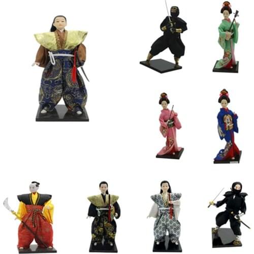 30cm Tall Japanese Vintage Kimono Asian Girl Model Geisha Doll Figurine