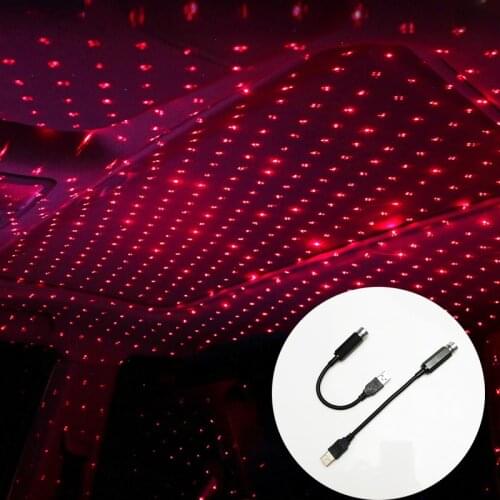 Car Roof Star Night Light Laser Projection Lamp for Peugeot 206 207 208 301 307 308 407 2008 3008 4008