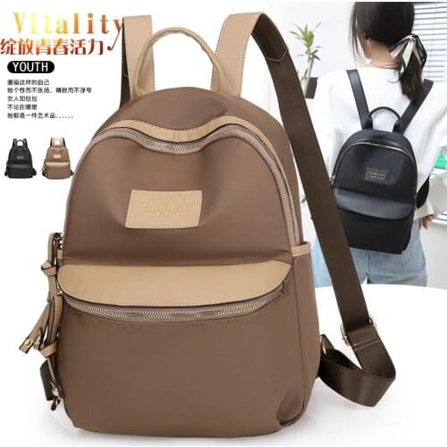 Lightweigh Nylon Cloth Casual Daypack Women Bagpack Small Mini Backpack for Women Teens Summer Day Back Pack Bag Backpack Female