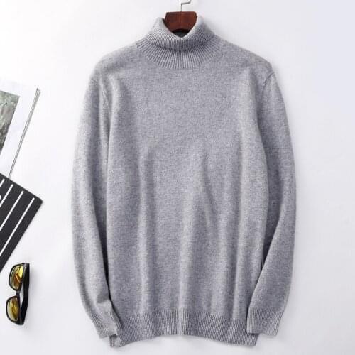 Ordos Cashmere Sweater Men Winter Autumn Round V Neck Pure Cashmere 100% Genuine Solid Color Male Soft Warm Sweater Pullover