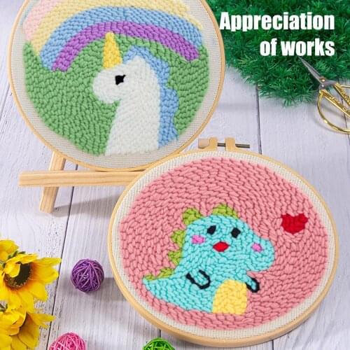 Monks Cloth Gift Knitting DIY Embroidery Punch Needle Handmade Needlework Fabric Professional Soft Accessory Sewing Cotton Blend