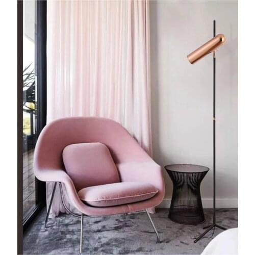 Newest modern floor lamp rose gold floor lamp indoor lighting hotel lighting project lighting LED floor lamp