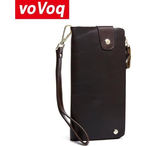 2020 New Arrival Latest Men Leather Business Wallet Card Holder Slim Purse Money Bag Wallet Vintage Genuine Leather Short Wallet