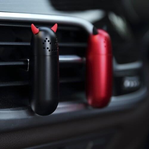 Car Perfume Air Fresheners Car Fragrance Air Vent Clip little devil Solid Balm Car Smell Flavoring For Auto Interior Decor