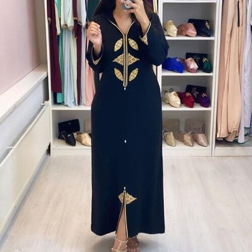Turkish Dress Jellaba Kaftan Moroccan Elegant Maxi Dresses Muslim African A Line Women Plain Casual Office Retro Long Dress 2021