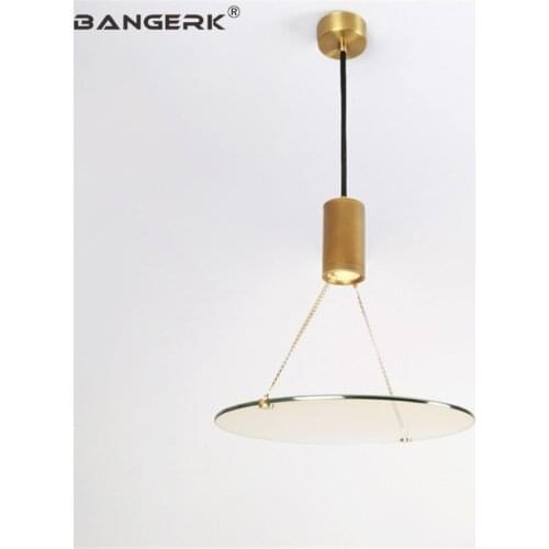 Nordic Design Modern LED Pendant Light For Dining Room Loft Hanging Lamp Decor Indoor Lighting Copper Glass Droplight Fixtures