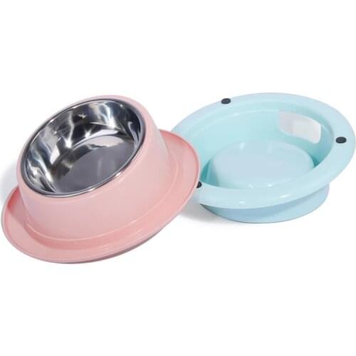 Dog Stainless Steel Bowl Safe Non Toxic Food Bowl Feeder For Small Medium Dogs Cat Drink Feed Bowl Antislip Dish Pet Accessories