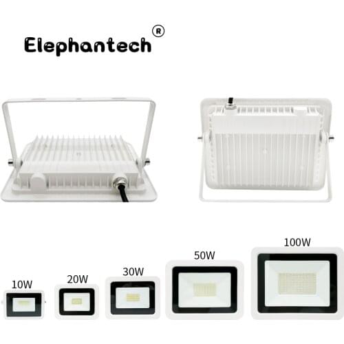 2021 New Ultra-thin 10W 20W 30W 50W 100W Led Flood Light Cool/Warm White Floodlights IP68 Outdoor Lighting For Street Square