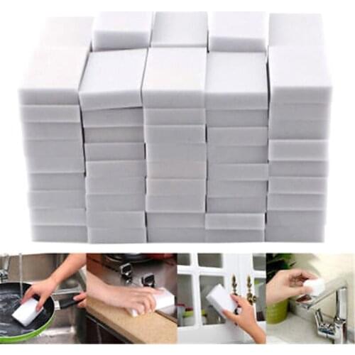 10 Pcs/lot Melamine Sponge Magic Sponge Eraser Kitchen Melamine Sponge Cleaner Cleaning Sponge For Office Bathroom
